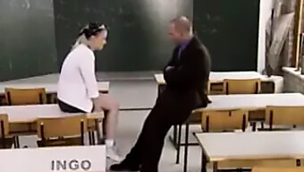 18+ German Teen Loves Her Detention And You Will Too!