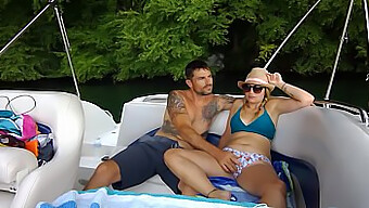 Hot Sex On A Boat: Wife Caught Riding Husband'S Cock