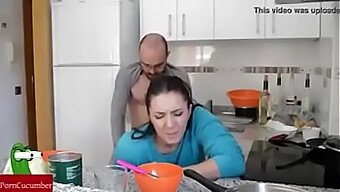 Latest Kitchen Sex With Stepdad And His Wife