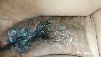 Desi Girls Get Their Hairy Pussies Covered In Cum