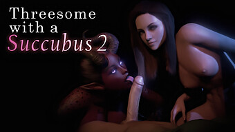 Watch A Succubus Seduce A Couple In An Animated Threesome