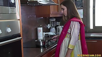 18+ Indian Wife Strips And Gives Husband A Blowjob And Anal Sex