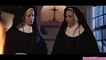 Blonde Nuns Pleasure Each Other With Their Mouths