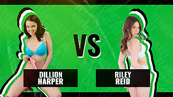 Dillion Harper และ Riley Reid มีส่วนร่วมในการต่อสู้ด้วยการอมควยเพื่อรางวัลสุดยอด