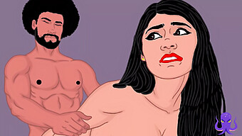 Desi 18+ Bhabhi Mia Khalifa Takes Big Black Cock In Her Tight Ass In Animated Porn Video