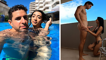 Arjantinli Porno Yıldızı Otel Odasında Amını Yalatıp Siktiriyor