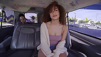 18yo Teen Mariah Banks Rides A Big Dick In A Van