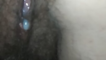 White Dotted Penis And Cum In My Pussy And Bush