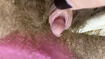 Girl'S Big Hairy Pussy Gets Wet