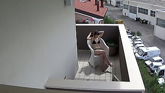 Italian Teen Gets Caught On Her Balcony