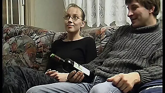 Young German Couple Gets Ass-Pounded And Licked On The Couch