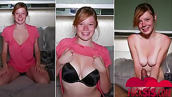 Remaja Berpayudara Besar Mia Collins Memberikan Blowjob Dalam Video Amatur Ini