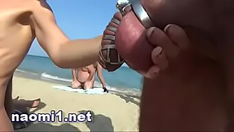 French Orgy At The Beach With Group Sex And Handjob