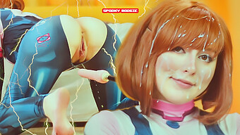 Uravity'S Cosplay Babe Gets Her Body Fucked By A Sex Machine - Spooky Boogie