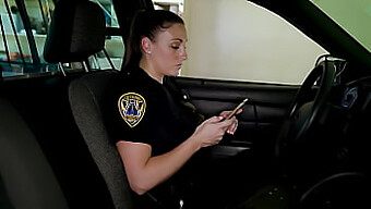 Blonde Bombshell Aaliyah Taylor Gets Her Ass Pounded By A Group Of Horny Cops