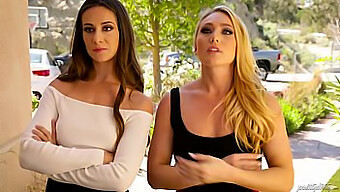 Aj Applegate És Cassidy Klein Szopják A Nagy Farkat, És Beviszik Egy Hármasba