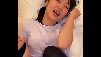 Cute Japanese Teen Gets A Mouthful Of Cum