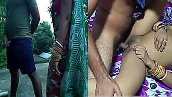 Amateur Desi Bhabhi Caught Shaking Cock On Roof And Getting Fucked