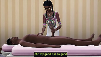 After She Opened Her Erotic Massage Salon, She Gave Him His First Blowjob - Indian Teen Experiences Oral Pleasure For The First Time